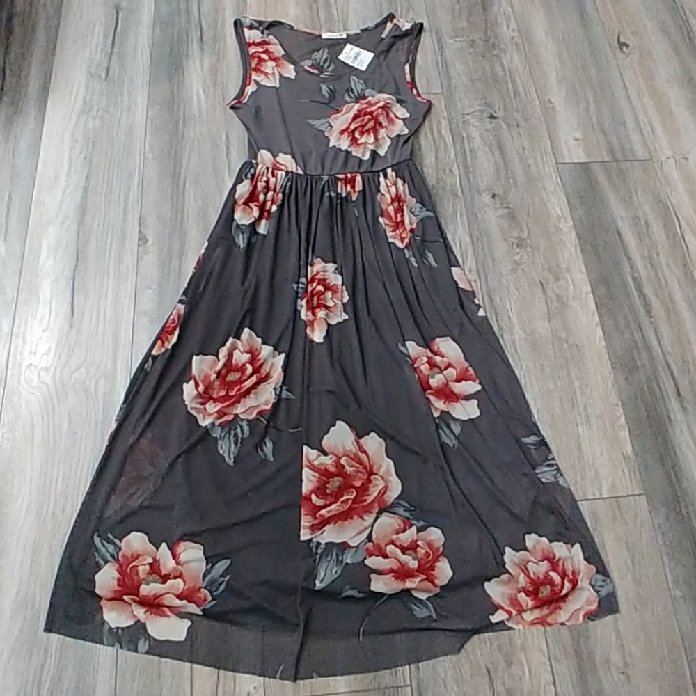 NWT Soprano Floral Print Dress size Medium